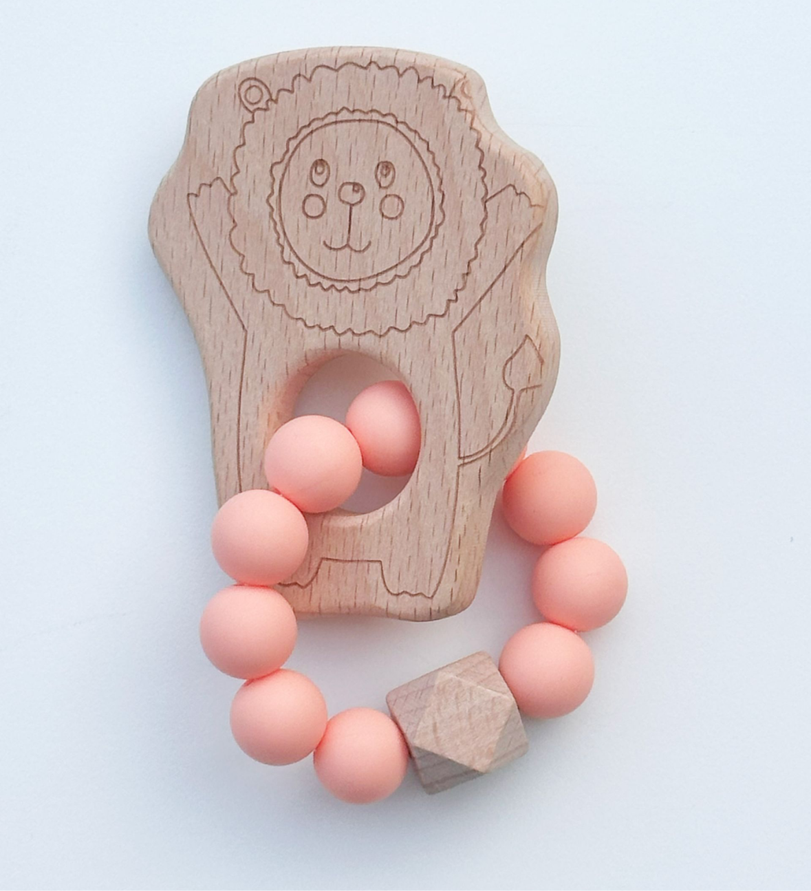 Little Lion Baby Teether - Safe, Sustainable Teething and Sensory Toy