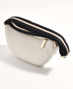 Luella Saddle Crossbody Bag- Cream