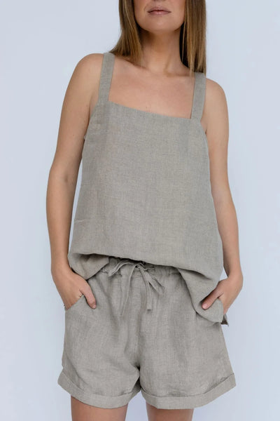 Clementine Linen Shorts