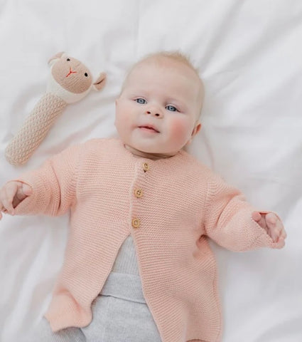 Mandy Pink Cardigan