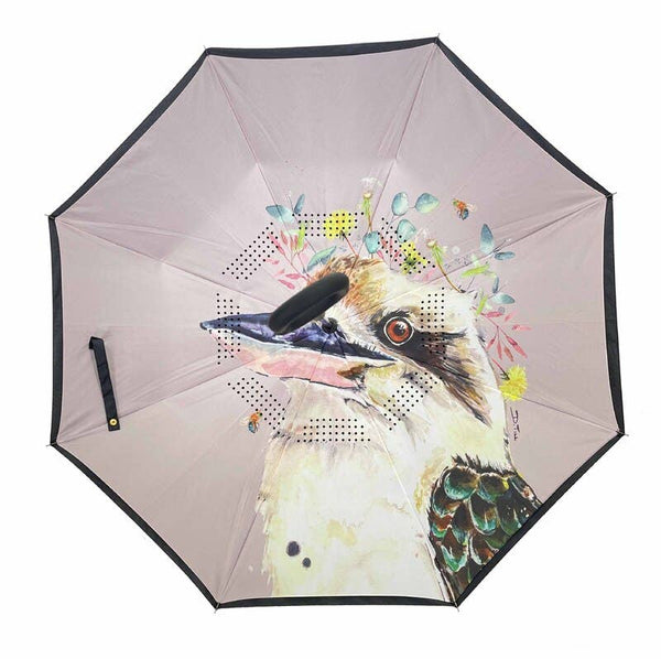 Reverse Umbrella with Sun Safe UPF50 - Kookaburra