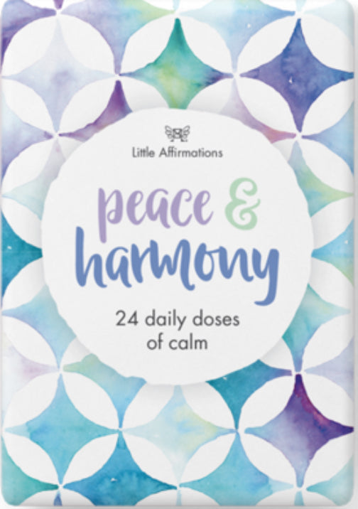 Peace & Harmony Affirmation card set