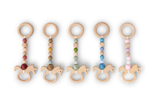 Rocking Horse teether -Sage
