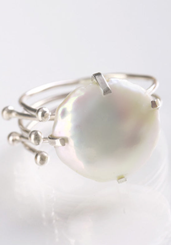 Beach Pearl Ring
