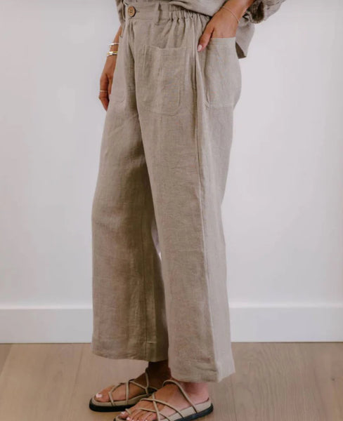 Tess  Pants- Natural