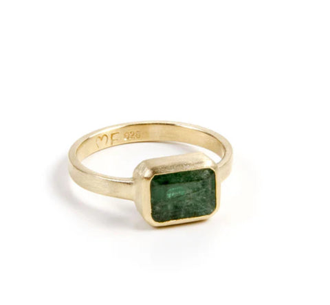 Emerald Deco ring