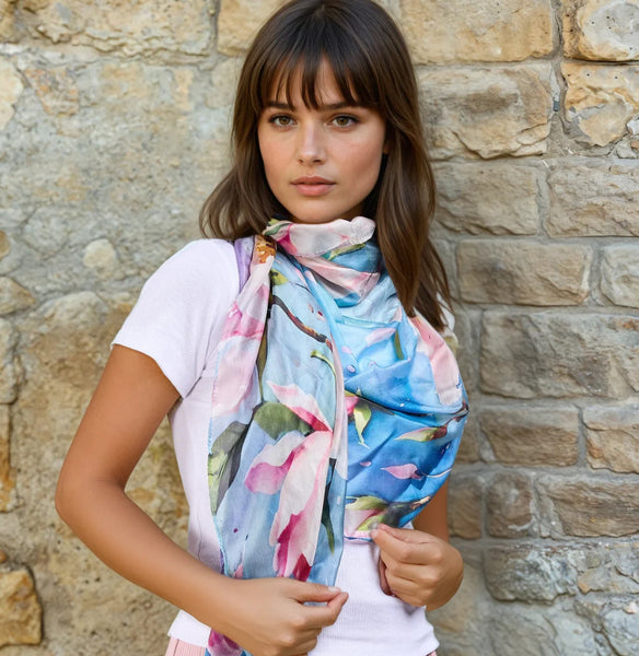 Jacinta silk scarf
