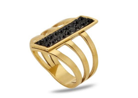 Black Stone Ring