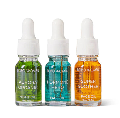 Face oil trio set