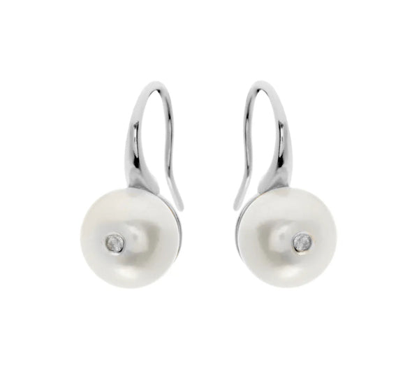 Lani white pearl earrings