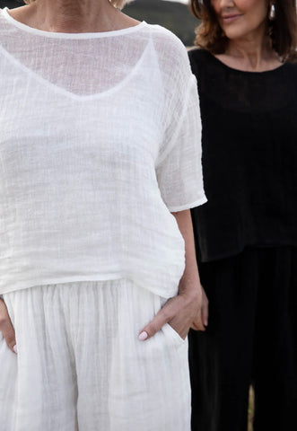 Olivia Linen Top