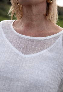 Olivia Linen Top