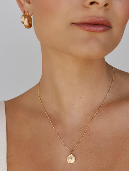 Cleo Disc Necklace