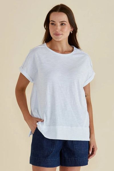 Shirley Short Sleeve Tee-White
