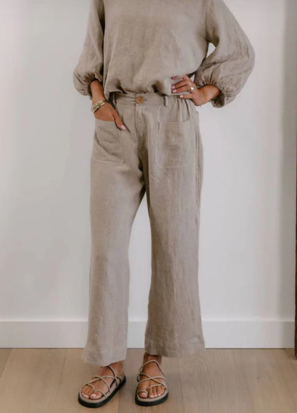 Tess  Pants- Natural
