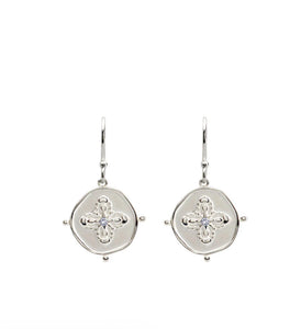 Sahara small earrings silver