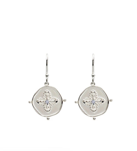 Sahara small earrings silver