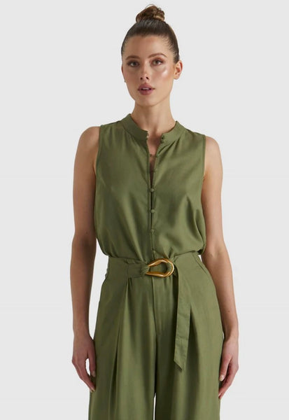 Shoreline Top-Khaki