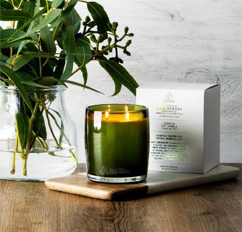 Lemongrass, Lemon Myrtle, Grapefruit & Eucalyptus
Scented Soy Candle | 400gm