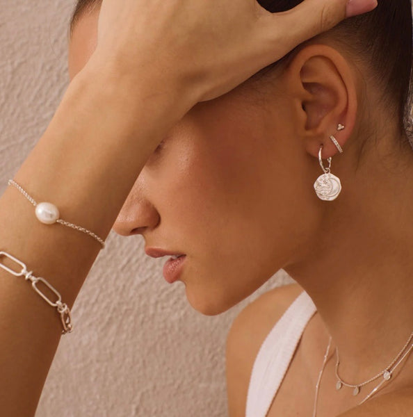Night Sky Hoop Earrings