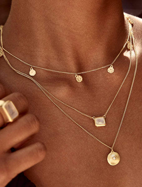 Cleo Disc Necklace