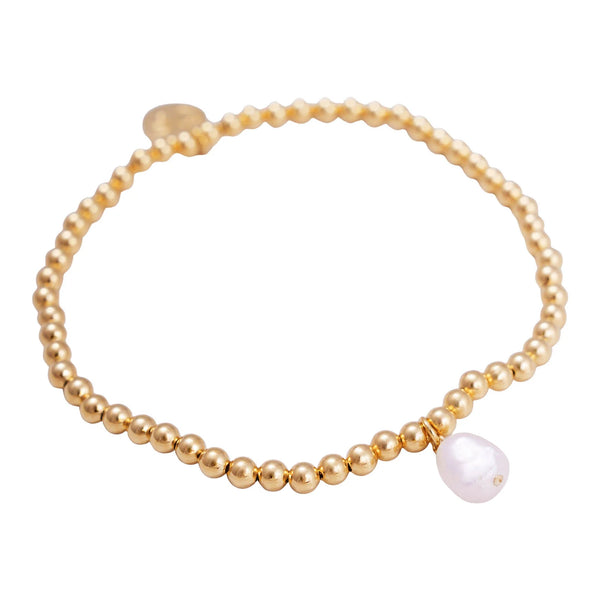 Freshwater Pearl Charm Braclet