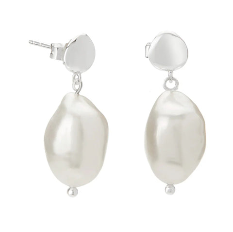 Halcyon Small Pearl Earrings