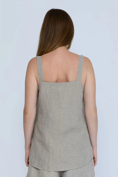 Elodie Linen Top