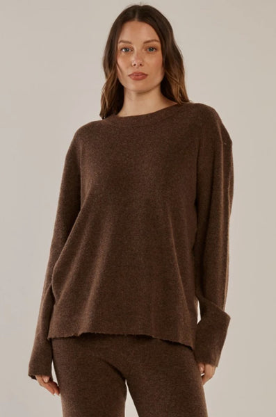 Ruby Knit Sweater- Espresso