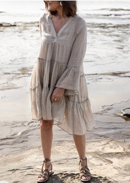 Como Linen Dress