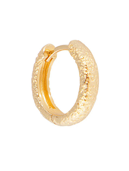 Antique Gold Midi Hoops