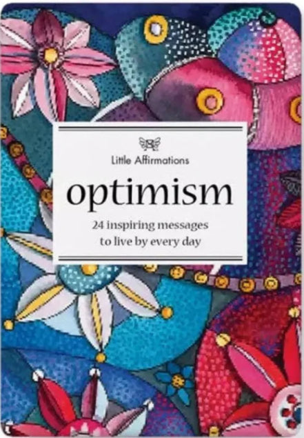 Optimism- 24 Inspirational Affirmation Cards + Stand