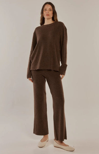 Ruby Knit Sweater- Espresso