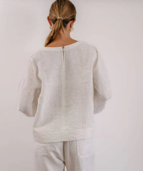 Tess Top- Off White