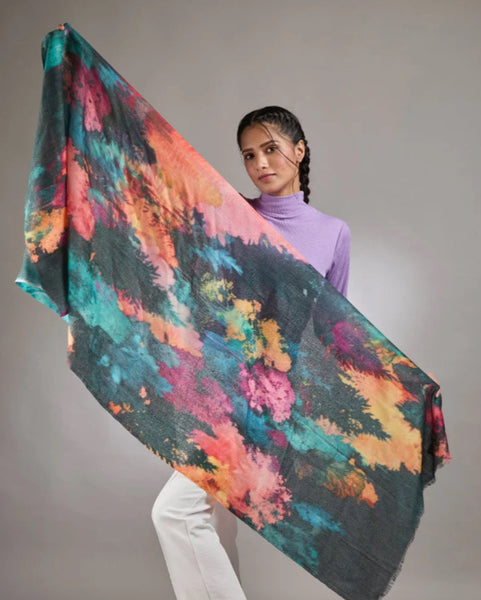 Posh merino wool scarf