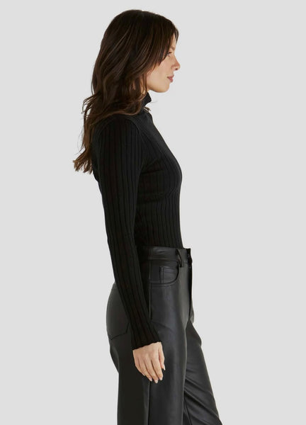 Ginny Rib Knit-Black