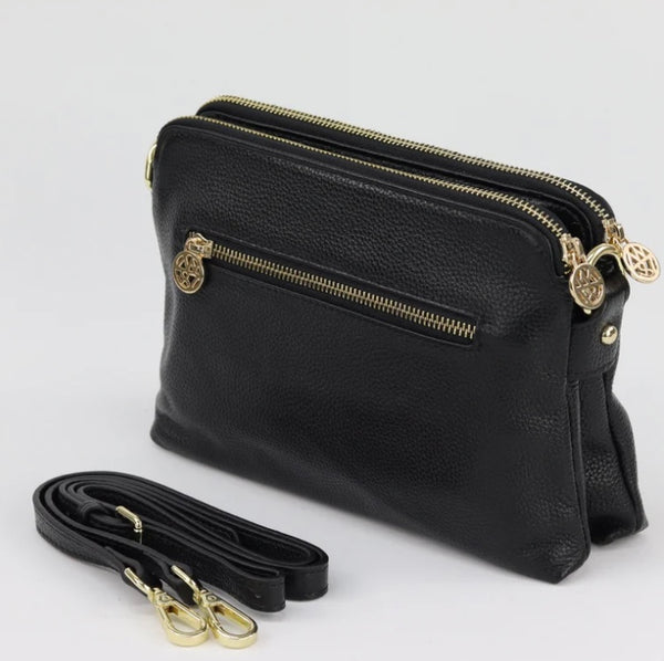 Trisha leather crossbody