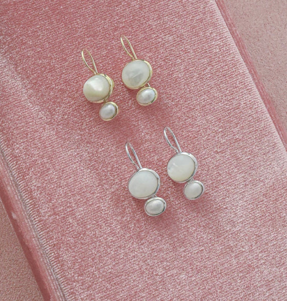 Cubism Earring-White