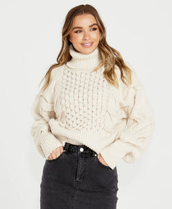 Renn Cable Knit-Cream