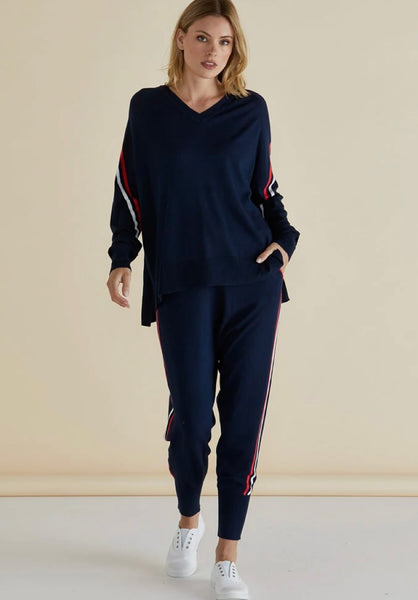 Karina Knit Sweater - Navy
