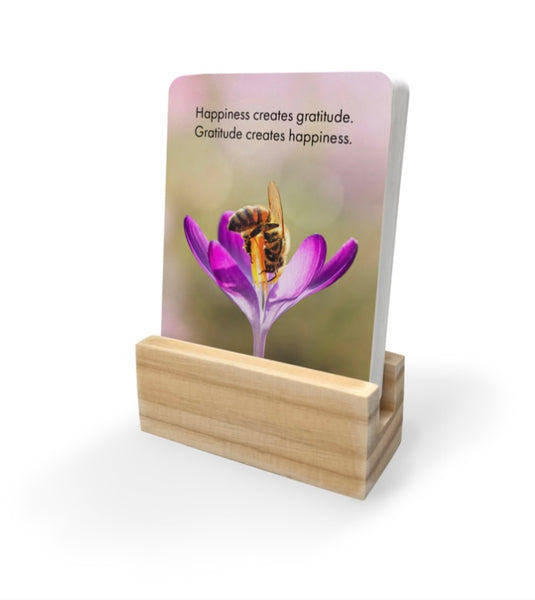 Just Bee - 24 Animal affirmation cards + stand