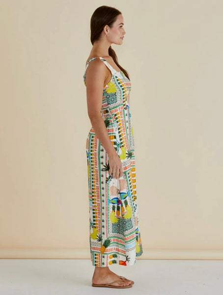 Tegan Midi Dress - Paradise Print