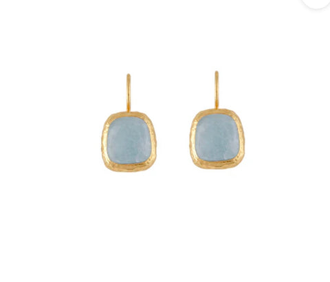 Muse Earrings-Aquamarine