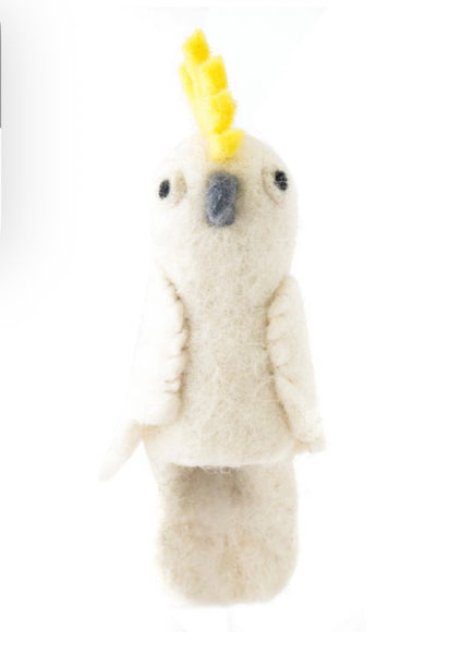 Finger puppet- Cockatoo