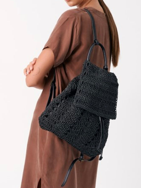 Charlie Paper Weave Backpack