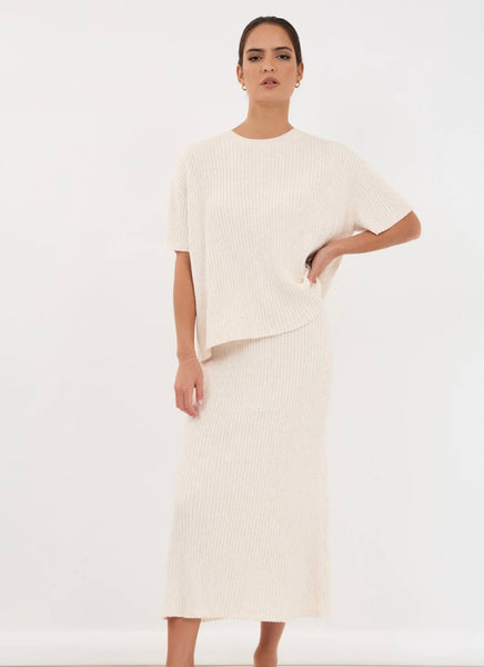 Shani Rib Knit-Oat