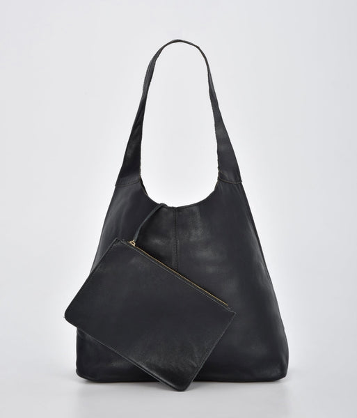 Lynx Metallic Leather Hobo