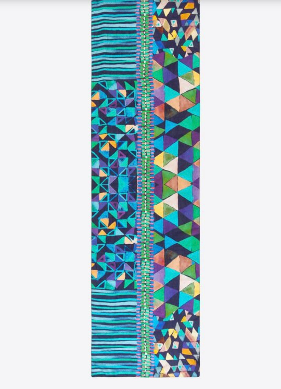 Tessera Kaleidoscope Design Pure Silk