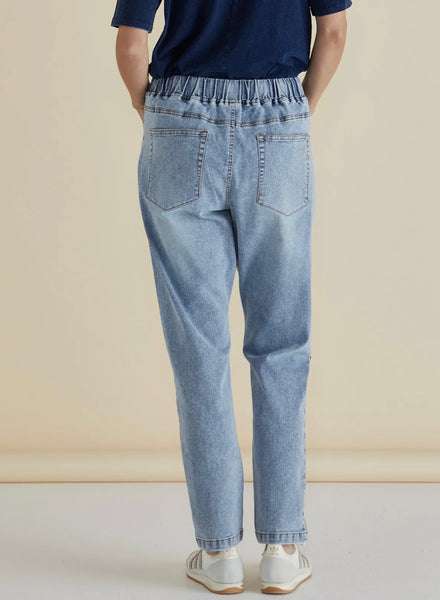 Haven Straight Leg Jean - Light Blue Wash
