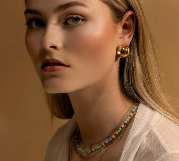 Sunkissed Hoops Gold